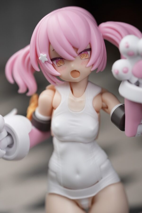 SH STUDIO MU083 1/12機娘 女神裝置PUNI MOFU 泳裝樹脂改件 藍色/白色/粉色/綠色：圖片 14