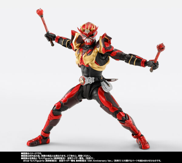 萬代 魂限定 S.H.Figuarts 真骨彫製法《假面騎士響鬼》裝甲響鬼：圖片 8