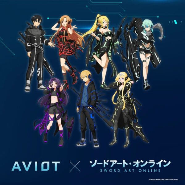 日版 AVIOT《刀劍神域》聯名款耳機 HERO款/HEROINE款