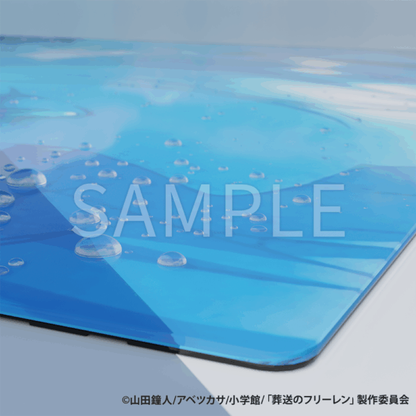 日版 AMICIS 限定品《葬送的芙莉蓮》玻璃滑鼠墊 藍色版：圖片 3