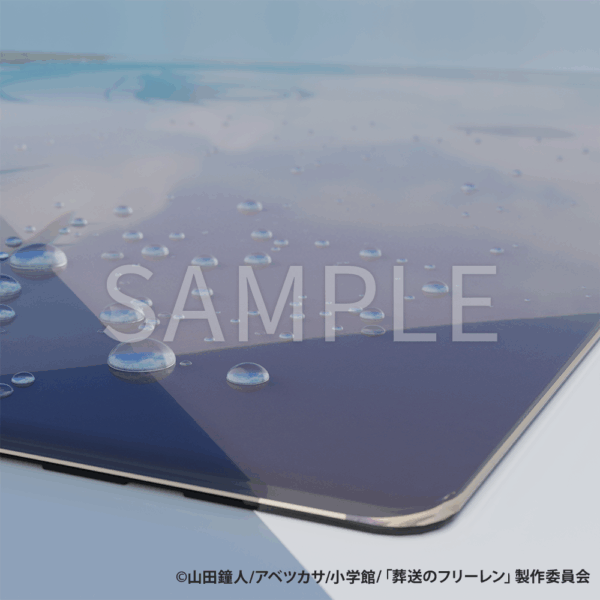 日版 AMICIS 限定品《葬送的芙莉蓮》玻璃滑鼠墊 灰色版：圖片 3