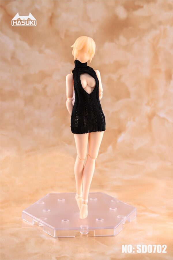 HASUKI 1/12 SD06 SD07 露背包臀手工針織毛衣：圖片 3