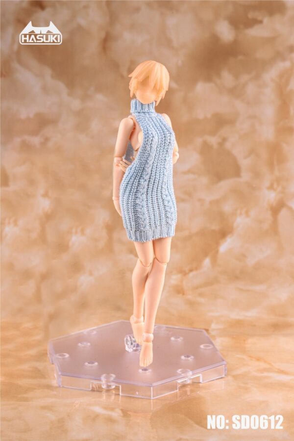 HASUKI 1/12 SD06 SD07 露背包臀手工針織毛衣：圖片 6