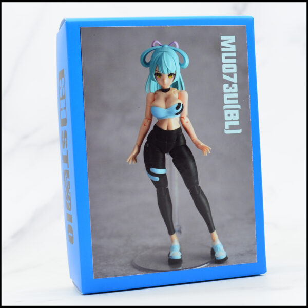 SH STUDIO MU073U 1/12機娘 女神裝置 BUSTER DOLL 瑜珈服樹脂GK改件：圖片 11