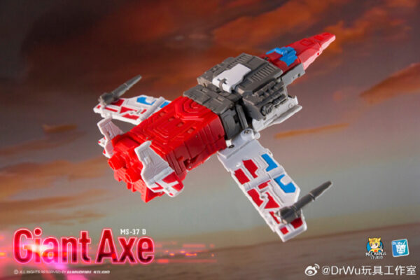 吳醫生 MS-37 巨斧 排炮 原色版/動畫色版/鏡像版 第三方小比例變形玩具：圖片 9