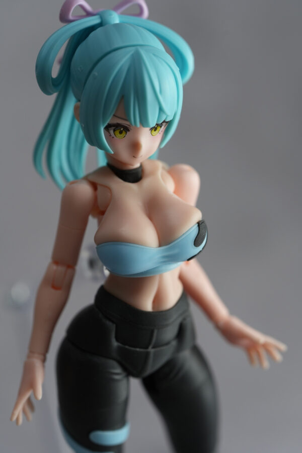 SH STUDIO MU073U 1/12機娘 女神裝置 BUSTER DOLL 瑜珈服樹脂GK改件：圖片 14