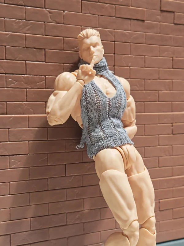 HASUKI 1/12 SD06 SD07 露背包臀手工針織毛衣：圖片 8