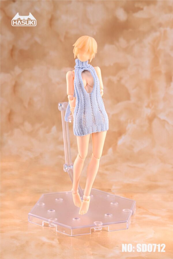 HASUKI 1/12 SD06 SD07 露背包臀手工針織毛衣：圖片 7