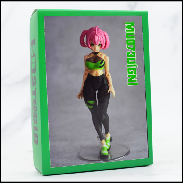 SH STUDIO MU073U 1/12機娘 女神裝置 BUSTER DOLL 瑜珈服樹脂GK改件：圖片 4