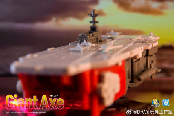 吳醫生 MS-37 巨斧 排炮 原色版/動畫色版/鏡像版 第三方小比例變形玩具：圖片 5