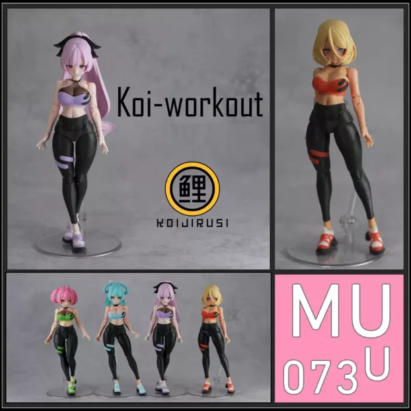 SH STUDIO MU073U 1/12機娘 女神裝置 BUSTER DOLL 瑜珈服樹脂GK改件