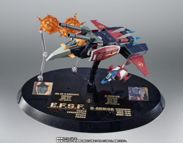 日版 萬代 魂限定 ROBOT魂 G裝甲 ver. A.N.I.M.E. 鋼彈45周年記念：圖片 7