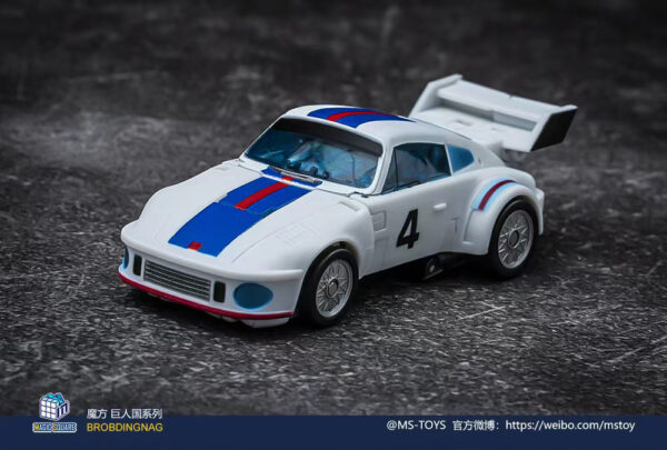 魔方 MS-B35 布魯斯/爵士 彩透藍色車窗 改良再版 第三方小比例變形玩具：圖片 10