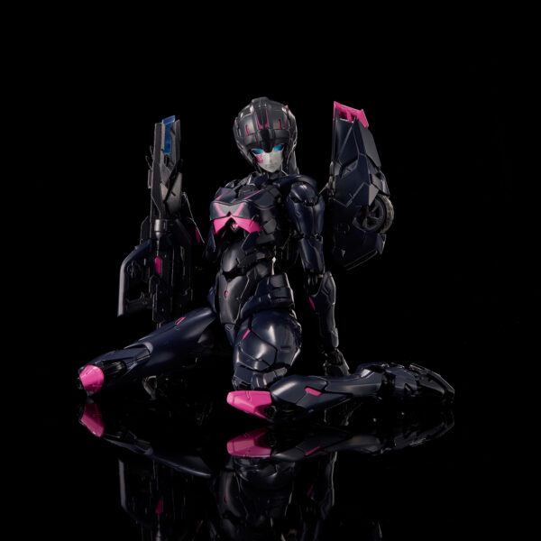 千值練 x Flame Toys 風雷模型 變形金剛 阿爾茜/雅希 黑色版：圖片 8