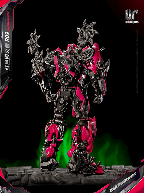 UniqueToys UT-R09 紅猛毀滅者/毒刺 第三方變形玩具：圖片 3