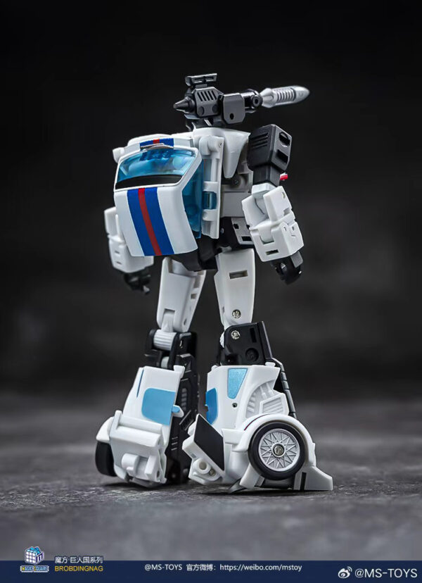 魔方 MS-B35 布魯斯/爵士 彩透藍色車窗 改良再版 第三方小比例變形玩具：圖片 3