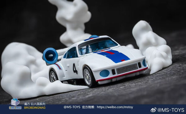 魔方 MS-B35 布魯斯/爵士 彩透藍色車窗 改良再版 第三方小比例變形玩具：圖片 12