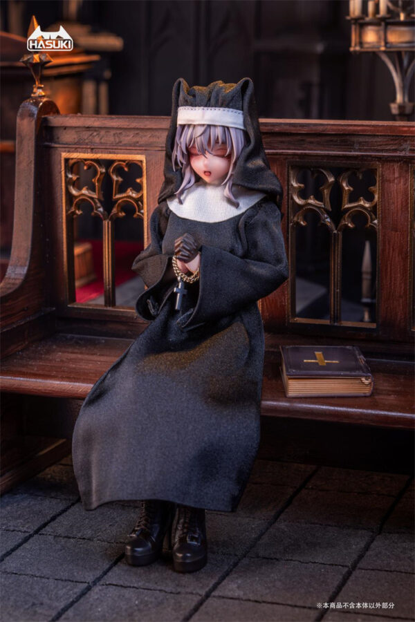 HASUKI 神貓跳動 1/12 CS017、CS018 修女服套裝：圖片 10