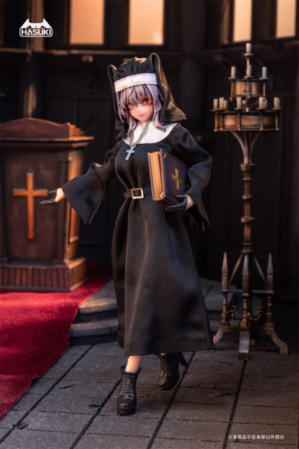 HASUKI 神貓跳動 1/12 CS017、CS018 修女服套裝：圖片 9