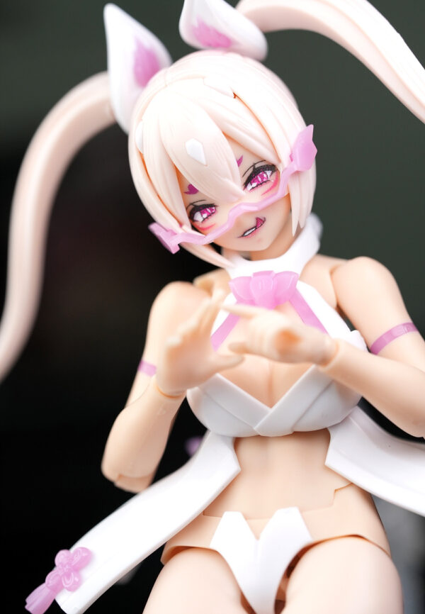 SH STUDIO MU085 1/12 女神裝置 朱羅 九尾 祭 粗腿髮型表情樹脂GK改件：圖片 8