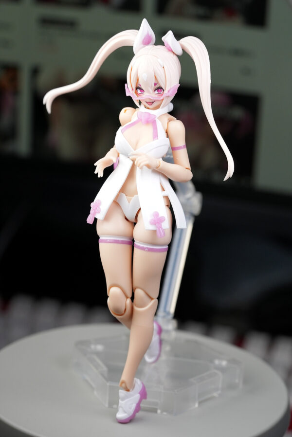 SH STUDIO MU085 1/12 女神裝置 朱羅 九尾 祭 粗腿髮型表情樹脂GK改件：圖片 5