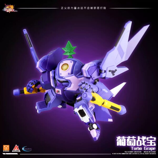 壹理創玩 果寶特攻 葡萄戰寶 花如意 特典版：圖片 14
