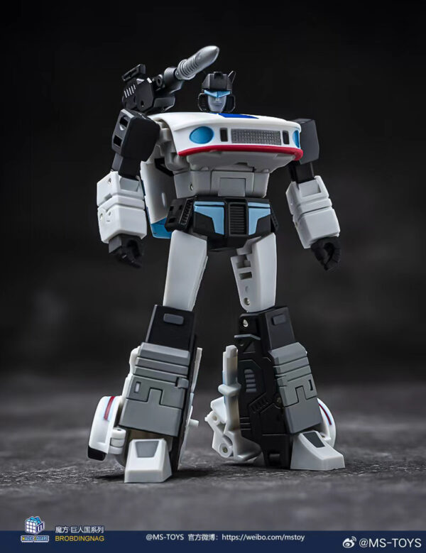 魔方 MS-B35 布魯斯/爵士 彩透藍色車窗 改良再版 第三方小比例變形玩具：圖片 2