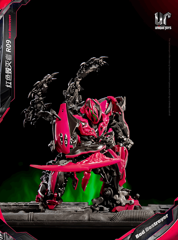UniqueToys UT-R09 紅猛毀滅者/毒刺 第三方變形玩具：圖片 4