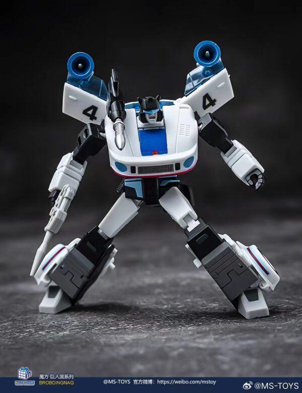 魔方 MS-B35 布魯斯/爵士 彩透藍色車窗 改良再版 第三方小比例變形玩具：圖片 6