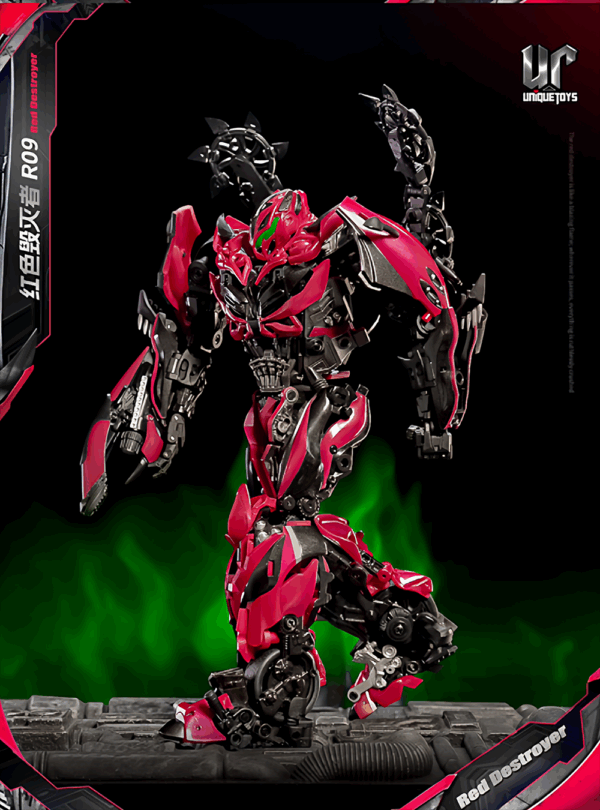 UniqueToys UT-R09 紅猛毀滅者/毒刺 第三方變形玩具：圖片 2
