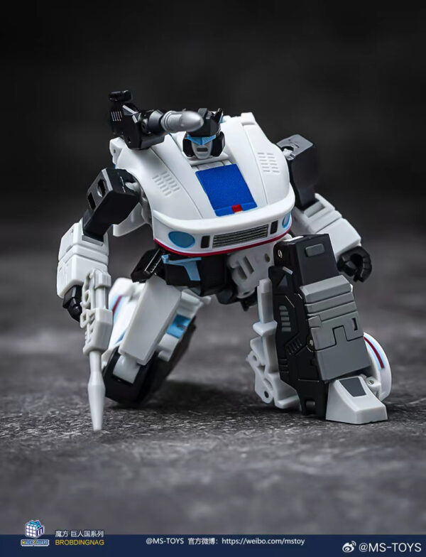 魔方 MS-B35 布魯斯/爵士 彩透藍色車窗 改良再版 第三方小比例變形玩具：圖片 5
