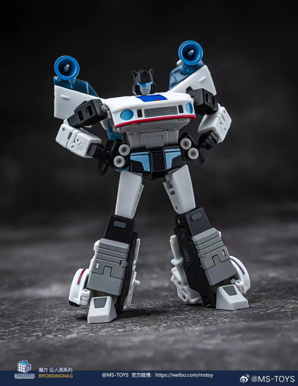 魔方 MS-B35 布魯斯/爵士 彩透藍色車窗 改良再版 第三方小比例變形玩具：圖片 7
