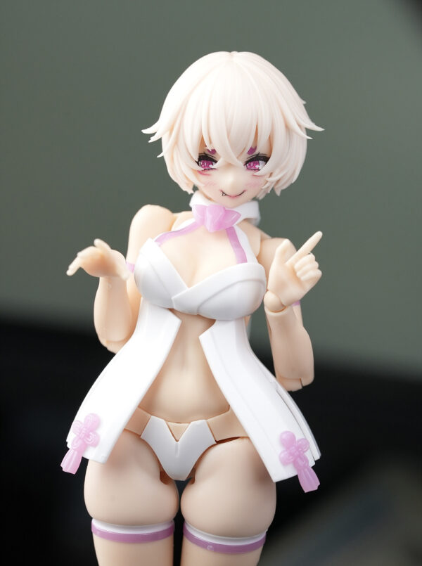 SH STUDIO MU085 1/12 女神裝置 朱羅 九尾 祭 粗腿髮型表情樹脂GK改件：圖片 7
