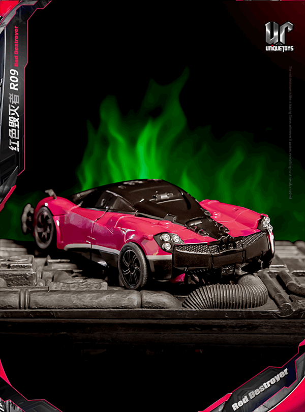 UniqueToys UT-R09 紅猛毀滅者/毒刺 第三方變形玩具：圖片 9