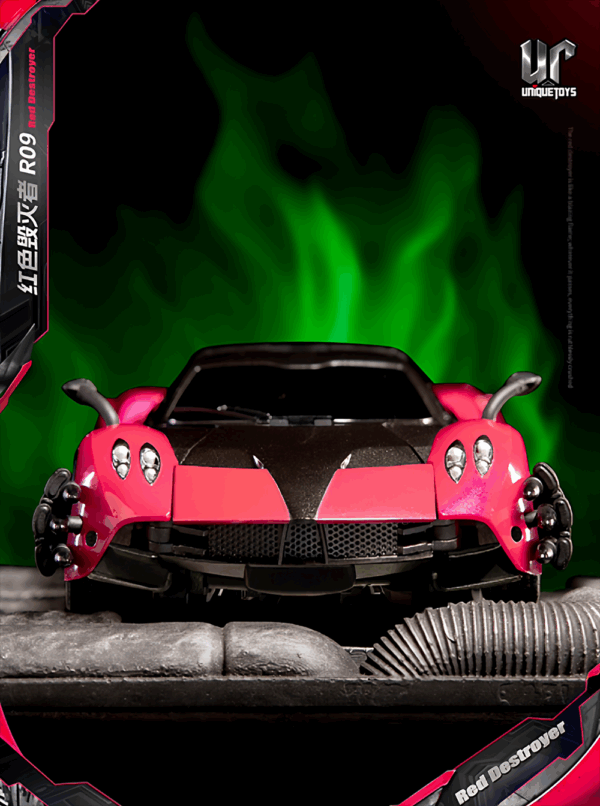 UniqueToys UT-R09 紅猛毀滅者/毒刺 第三方變形玩具：圖片 7