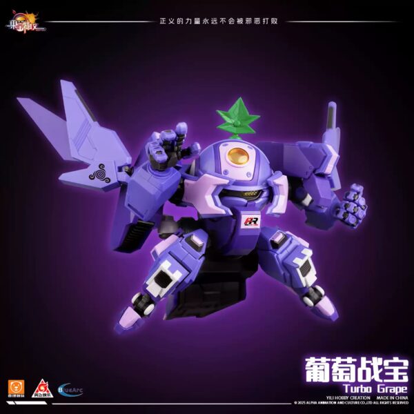壹理創玩 果寶特攻 葡萄戰寶 花如意 特典版：圖片 13