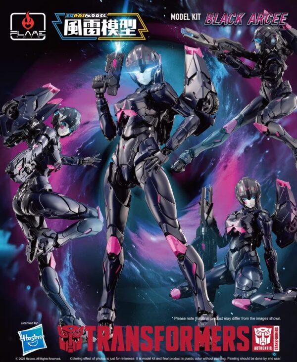 千值練 x Flame Toys 風雷模型 變形金剛 阿爾茜/雅希 黑色版