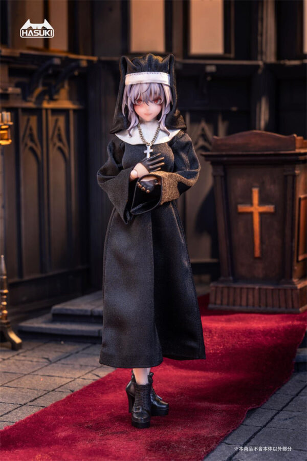 HASUKI 神貓跳動 1/12 CS017、CS018 修女服套裝：圖片 8
