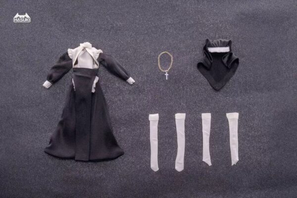 HASUKI 神貓跳動 1/12 CS017、CS018 修女服套裝：圖片 2