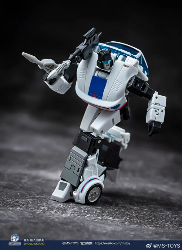魔方 MS-B35 布魯斯/爵士 彩透藍色車窗 改良再版 第三方小比例變形玩具：圖片 8
