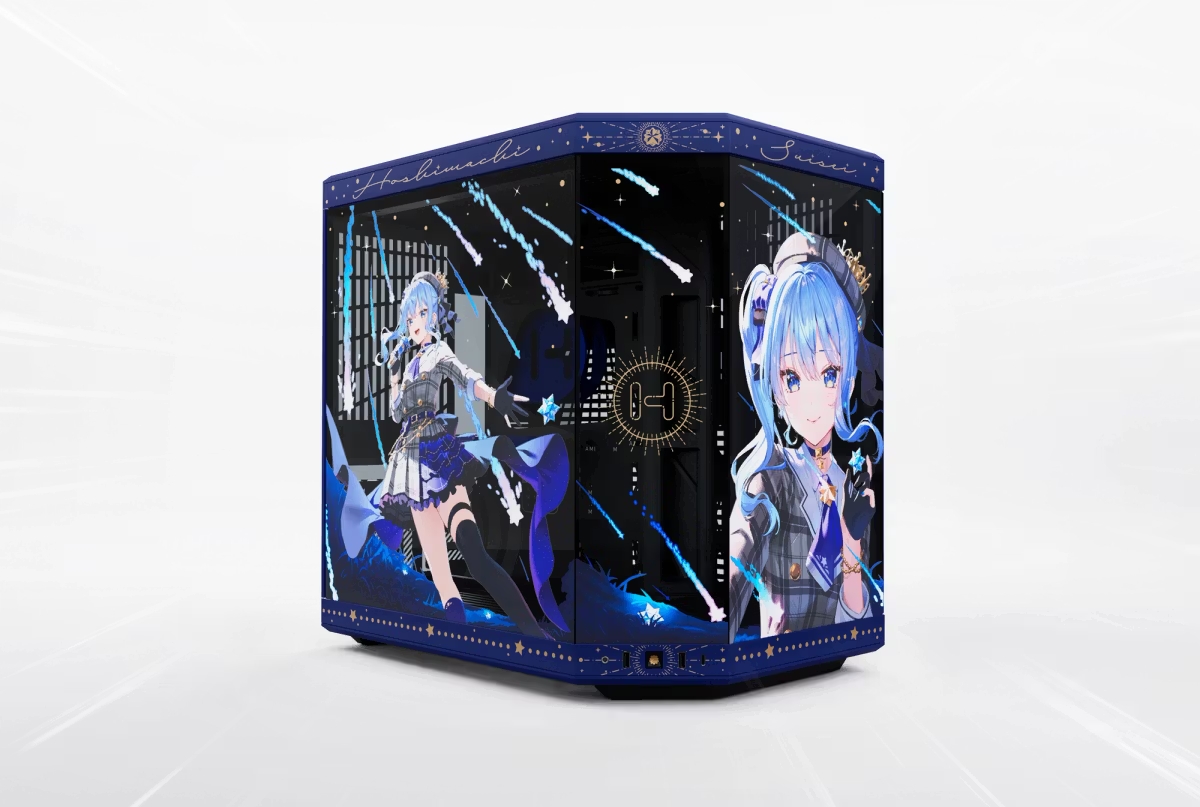 日版 HYTE Y70 星街すいせい 聯名限定款電腦主機殼 初回限定版:圖片 2