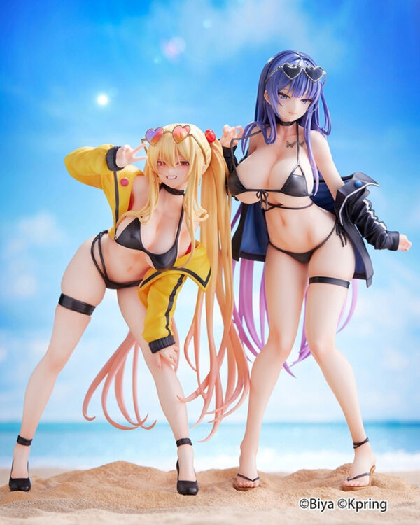 【限制級】日版 Gentlemen 1/6 尤娜&小白合 原畫 Biya＆K Pring 特典版：圖片 2