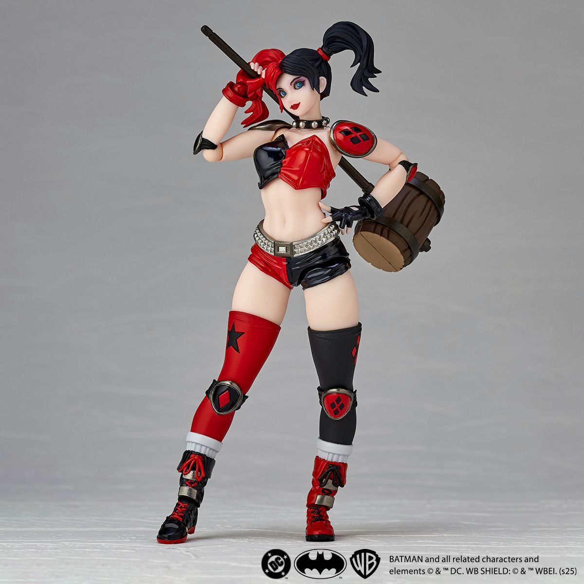 日版 海洋堂 限定品 驚奇山口式 哈莉·奎茵 赤×黑Ver. 特典版 再版:圖片 2