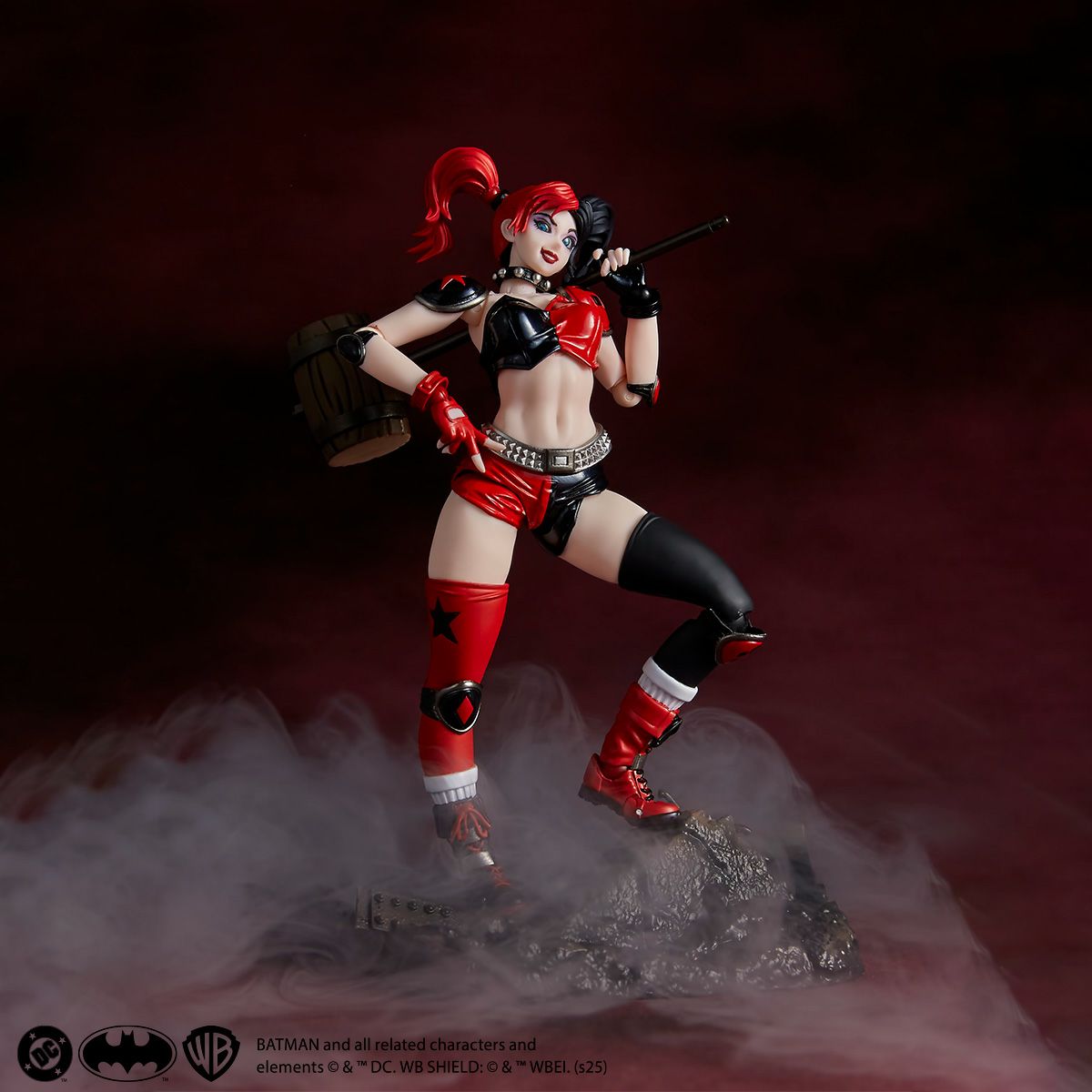 日版 海洋堂 限定品 驚奇山口式 哈莉·奎茵 赤×黑Ver. 特典版 再版:圖片 13