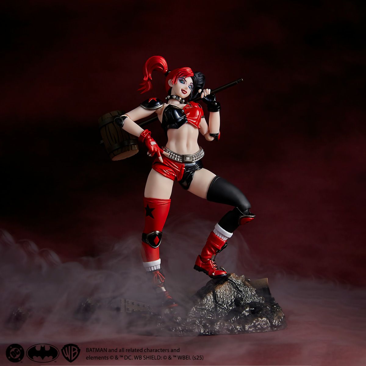 日版 海洋堂 限定品 驚奇山口式 哈莉·奎茵 赤×黑Ver. 特典版 再版:圖片 14