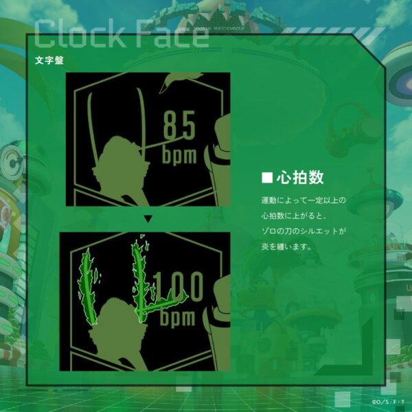 日版 GARRACK《航海王》聯名智慧手錶 魯夫款、索隆款、香吉士款：圖片 25