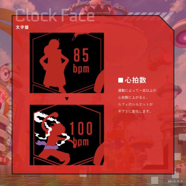 日版 GARRACK《航海王》聯名智慧手錶 魯夫款、索隆款、香吉士款：圖片 13