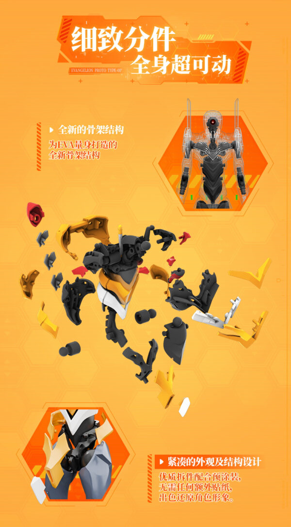 布魯可 傳奇版《新世紀福音戰士》零號機(改) DX版：圖片 6