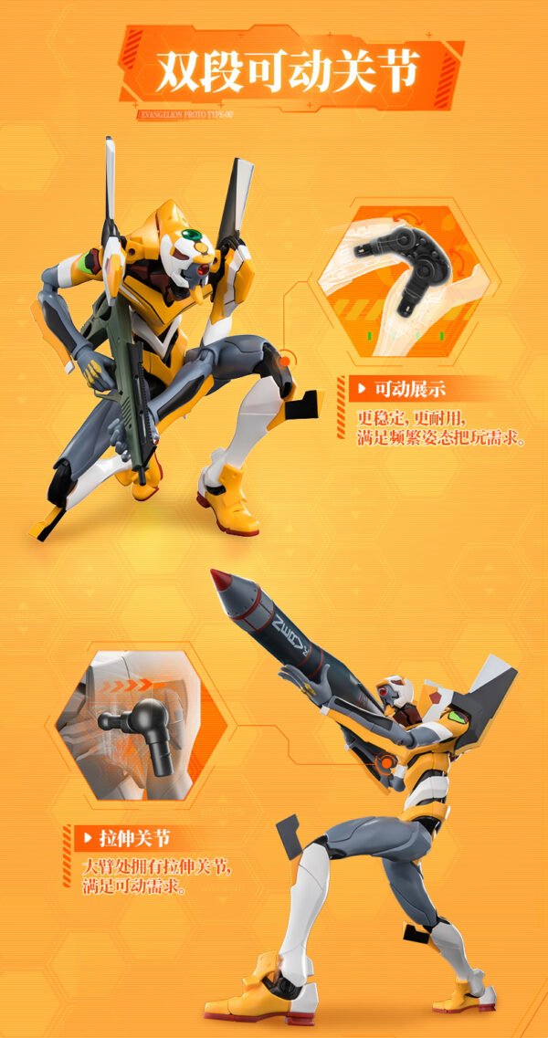 布魯可 傳奇版《新世紀福音戰士》零號機(改) DX版：圖片 8