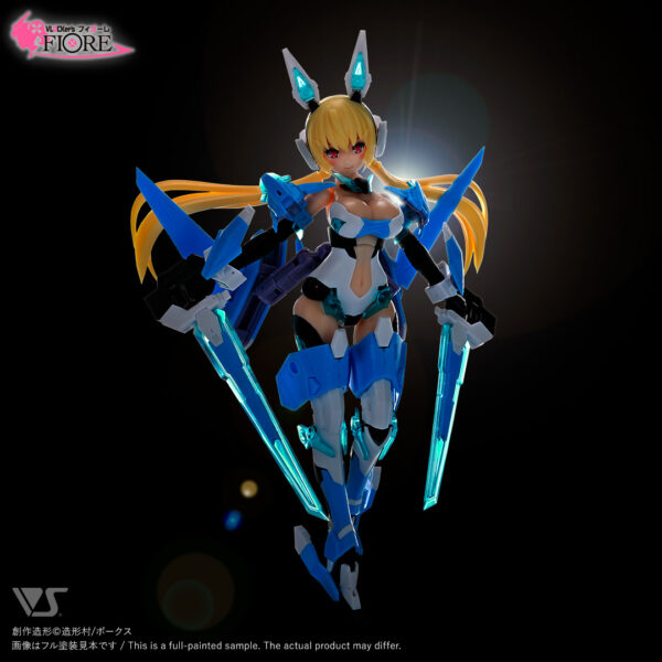 預購限定免訂金 日版 VOLKS 造型村 BLOCKer’s FIORE 艾莉絲 Ver.1.5 透明藍零件特別版：圖片 5